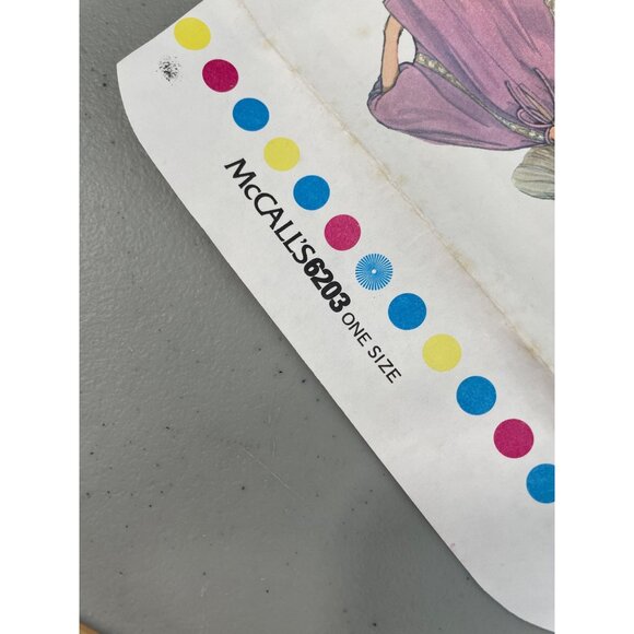 70s McCalls 6203 Misses Blouse Sewing Pattern One Size Fits 8-16 Pullover UNCUT - Picture 5 of 6